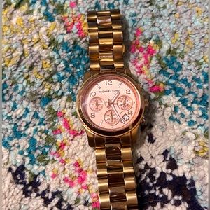 Michael Kors rose gold watch